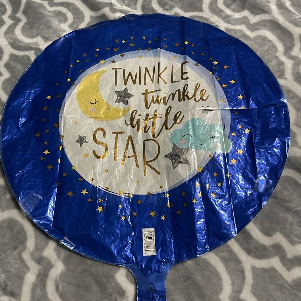 Twinkle twinkle little star helium balloon, new # 2350